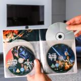 DVD-Hüllen für 4 Disks mit Filz