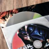 DVD-Hüllen für 4 Disks mit Filz