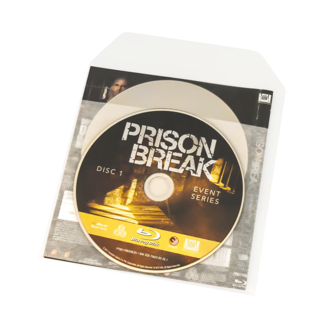 Einzel/Doppel Blu-Ray Hülle mit Vlies