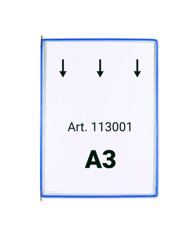 Drehzapfensichttafel Tarifold, DIN A3, Hoch