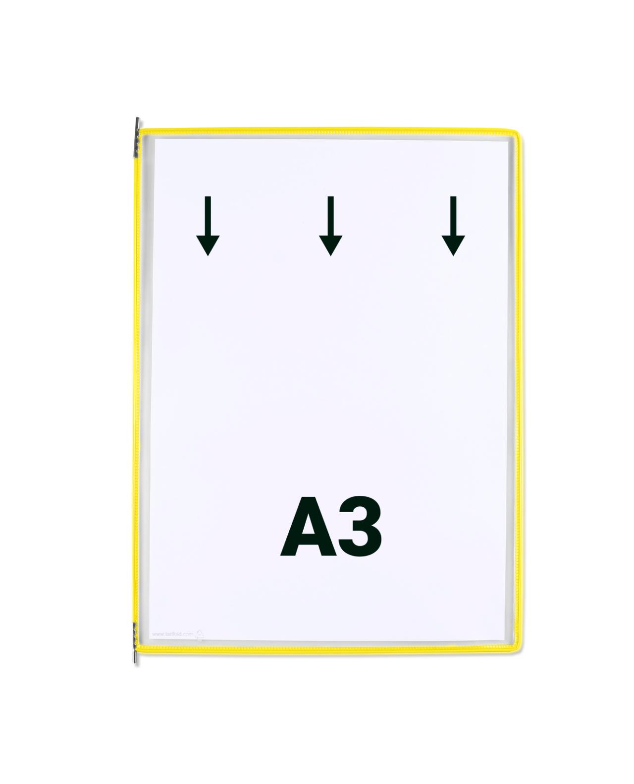 Drehzapfensichttafel Tarifold, DIN A3, Hoch