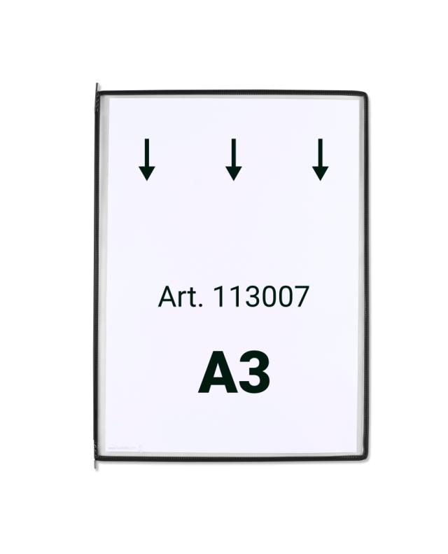 Drehzapfensichttafel Tarifold, DIN A3, Hoch