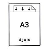 Drehzapfensichttafel Tarifold, DIN A3, Hoch