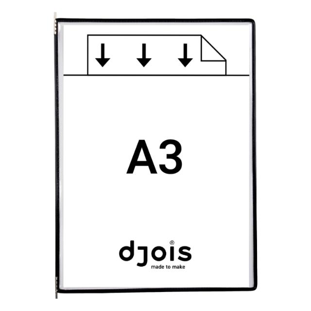 Drehzapfensichttafel Tarifold, DIN A3, Hoch