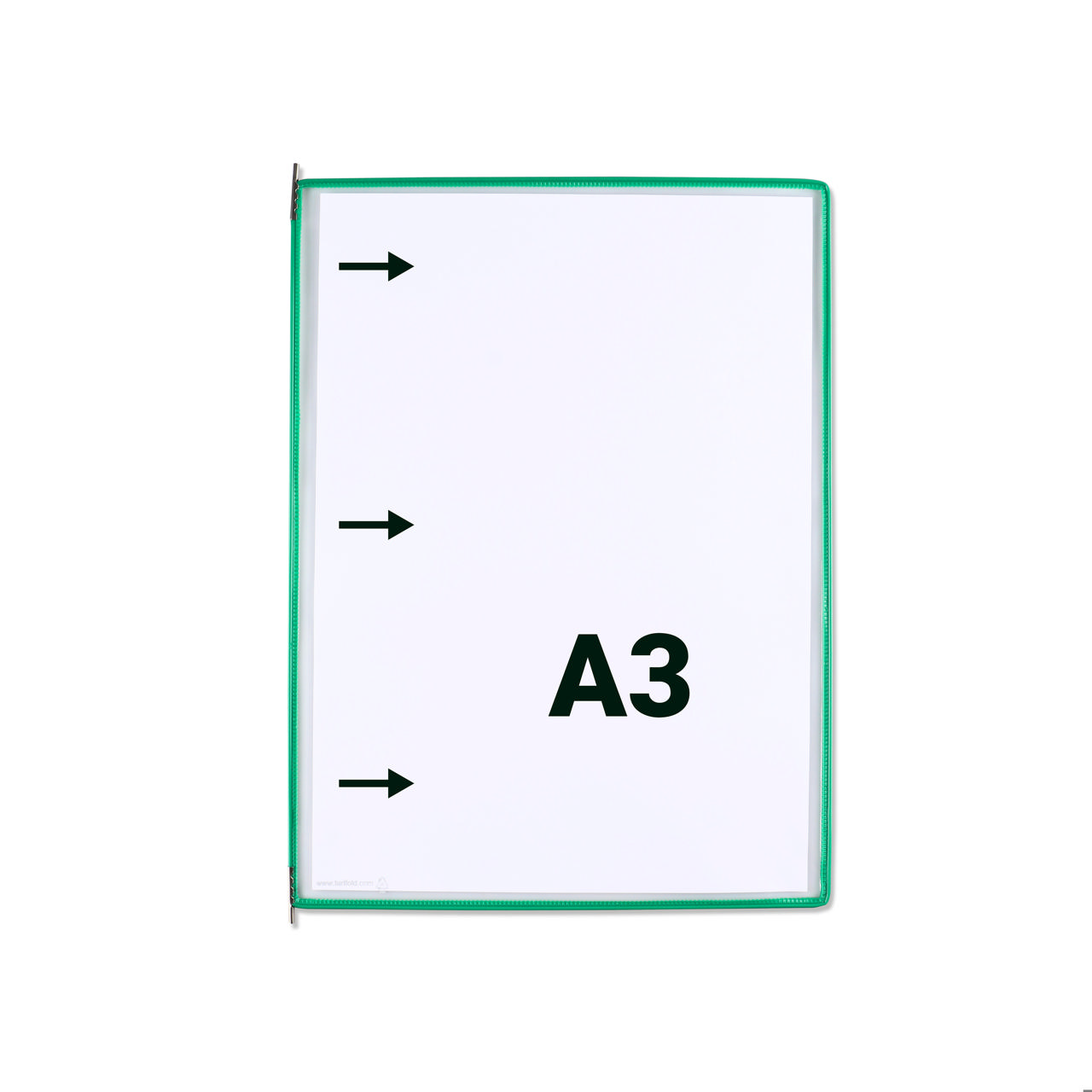 Tarifold Drehzapfensichttafel, DIN A3, hoch, Öffnung links