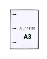 Tarifold Drehzapfensichttafel, DIN A3, hoch, Öffnung links