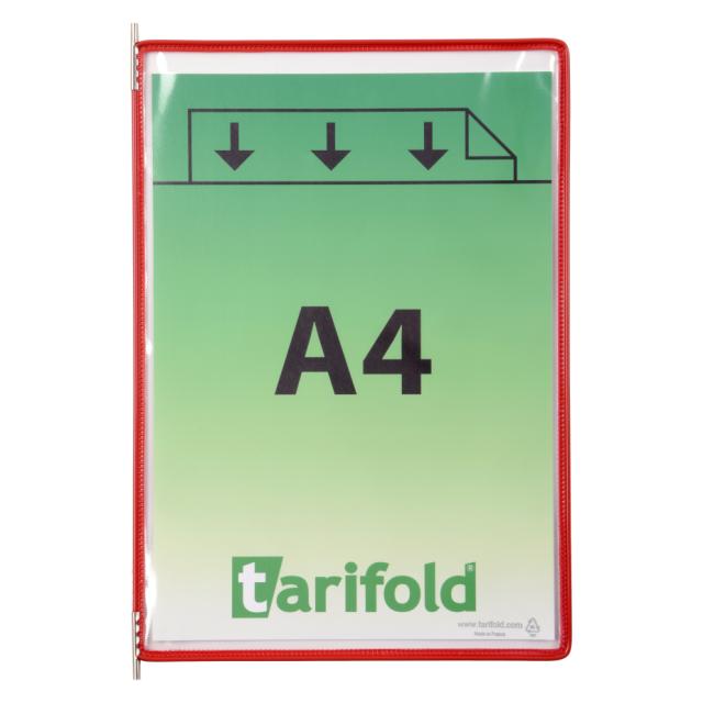 Drehzapfensichttafel Tarifold, DIN A4, Hoch