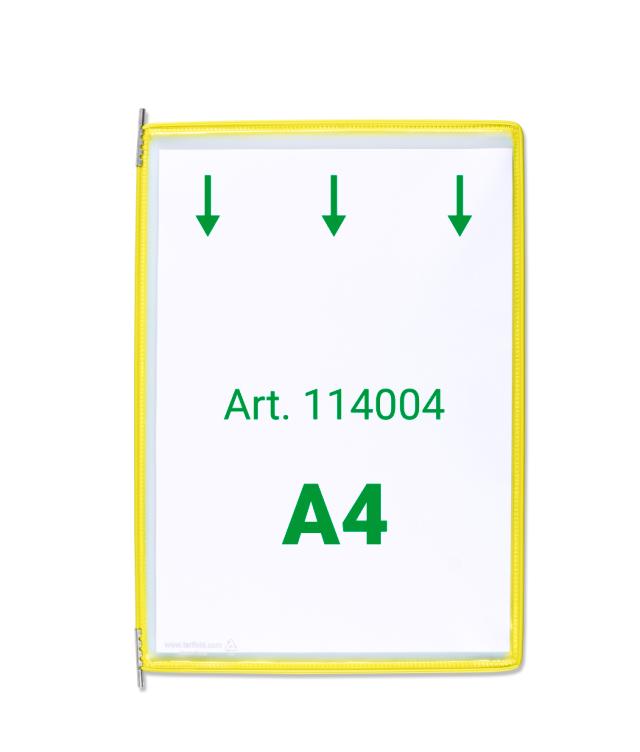 Drehzapfensichttafel Tarifold, DIN A4, Hoch