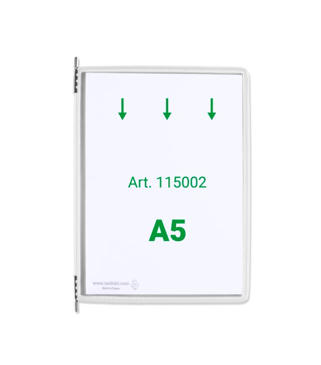 Drehzapfensichttafel Tarifold, DIN A5, Hoch