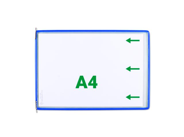 Drehzapfensichttafel Tarifold, DIN A4, Quer, Öffnung rechts