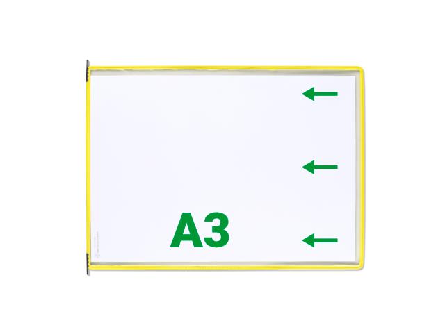 Tarifold Drehzapfensichttafel, DIN A3, quer, Öffnung rechts