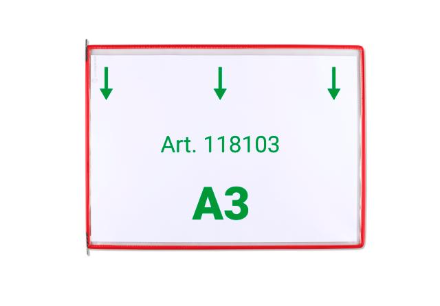 Tarifold Drehzapfensichttafel, DIN A3, quer