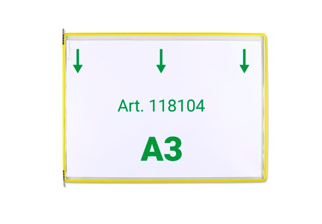 Tarifold Drehzapfensichttafel, DIN A3, quer