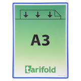 Tarifold Standard-Sichttafel, ohne drehzapfen, DIN A3, hoch