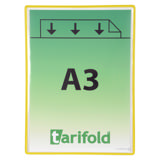 Tarifold Standard-Sichttafel, ohne drehzapfen, DIN A3, hoch