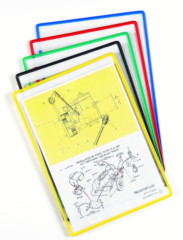 SELBSTHAFTENDE SICHTTAFEL - A3 - SCHWARZ