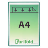 Tarifold Standard-Sichttafel, ohne drehzapfen, DIN A4, hoch