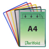 Tarifold Standard-Sichttafel, ohne drehzapfen, DIN A4, hoch
