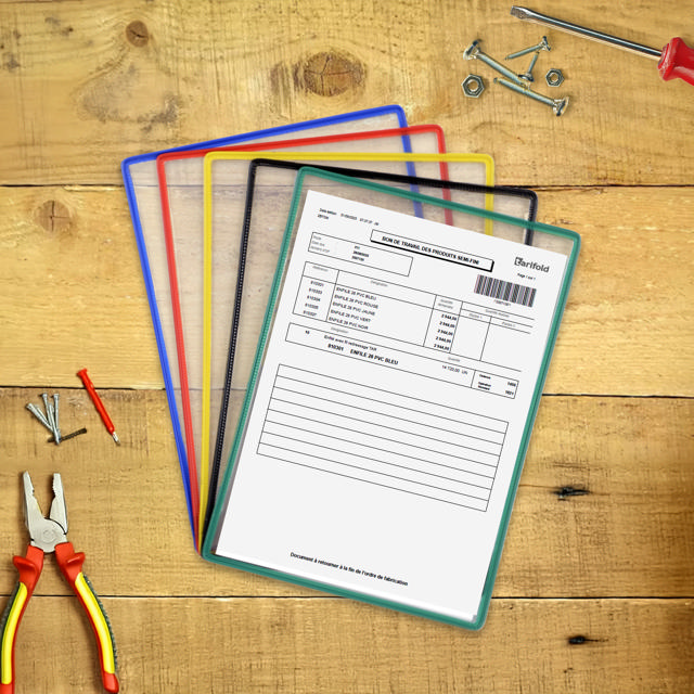 Tarifold Standard-Sichttafel, ohne drehzapfen, DIN A4, hoch
