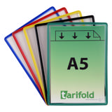 Tarifold Standard-Sichttafel, ohne drehzapfen, DIN A5, hoch