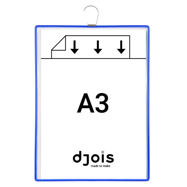 Sichttafel mit Hängehaken, A3, hoch