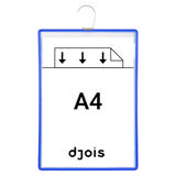 Sichttafel mit Hängehaken, A4, hoch