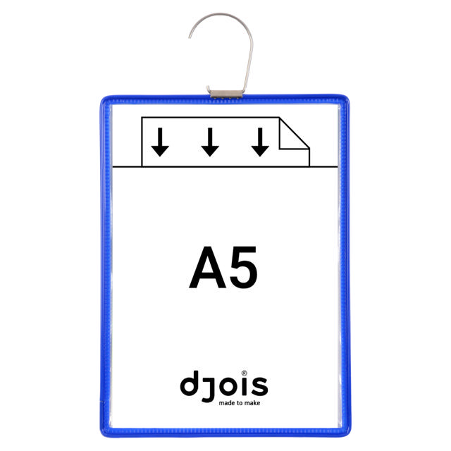 Sichttafel mit Hängehaken, A5, hoch