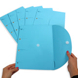 Smartfolder Sammelmappe mit Abheftrand, und Registertab, DIN A4