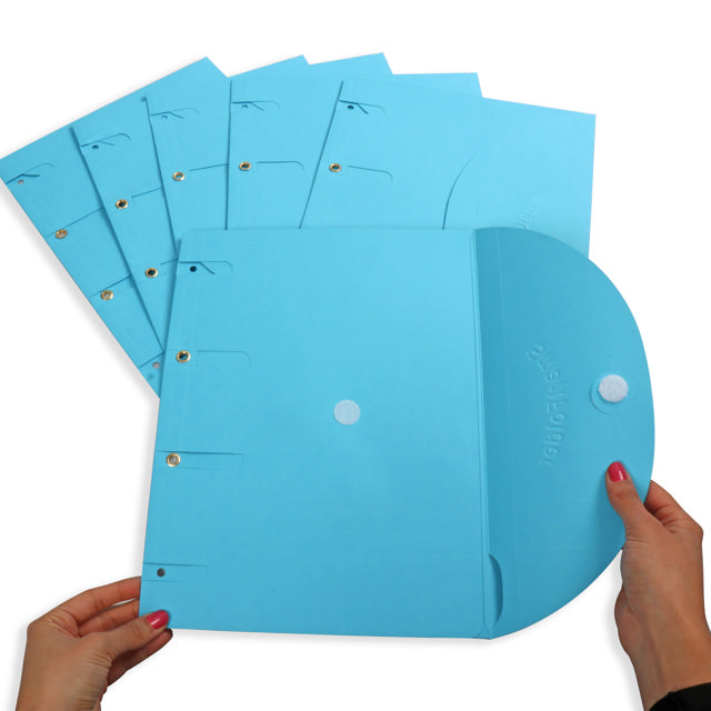 Smartfolder Sammelmappe mit Abheftrand, und Registertab, DIN A4