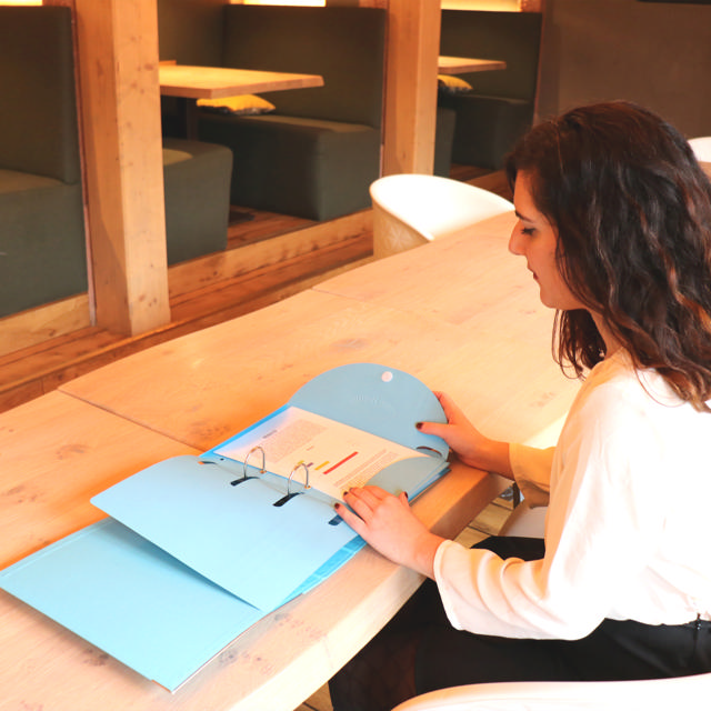 Smartfolder Sammelmappe mit Abheftrand, und Registertab, DIN A4