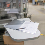 Klemmbrett mit Klappe, Aluminium, DIN A4, Hoch