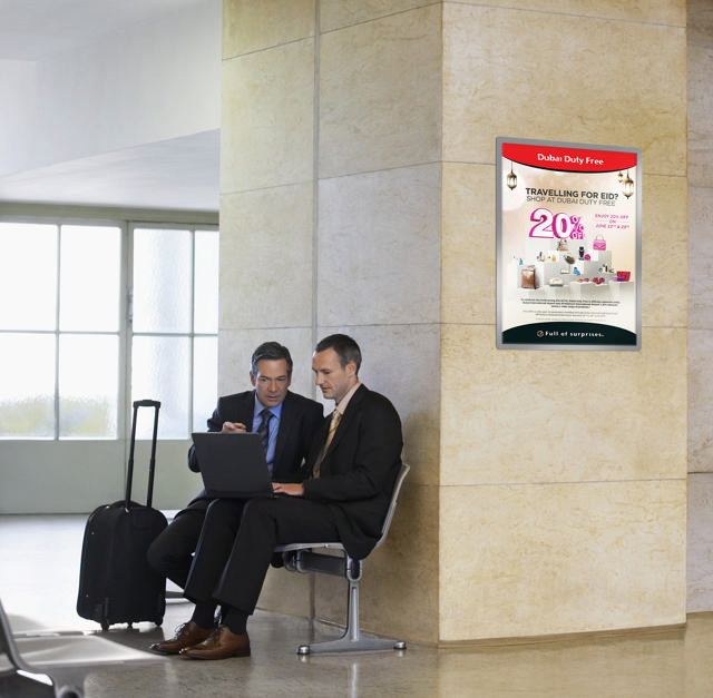 Magneto selbstklebende Postergrösse Informationsrahmen, repositionierbar, DIN A1