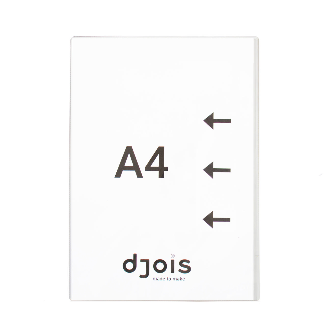 Magnetische Kennzeichnungstasche, lange Seitenöffnung, A4