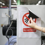 Magnetische Kennzeichnungstasche, lange Seitenöffnung, A4