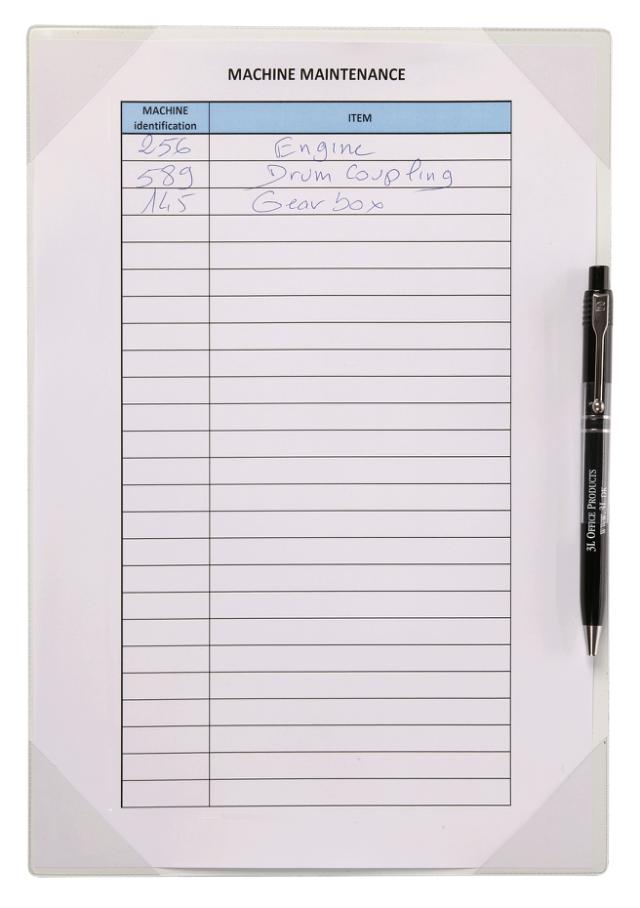 NOTIZBLATTHALTER KANG EASY WRITE - MAGNETISCH - A4 - TRANSPARENT