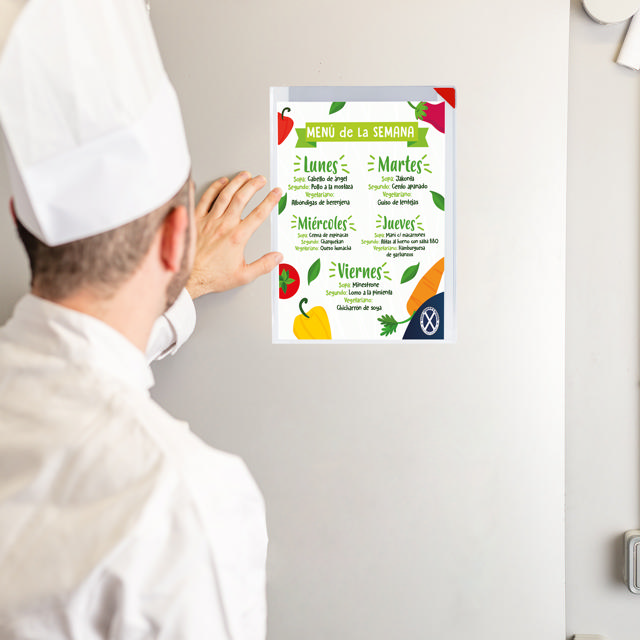 Kang Easy Clic SubZero selbstklebende Kennzeichnungstasche, permanent, DIN A4