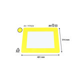 Selbstklebende Fußbodenrahmen, DIN A4