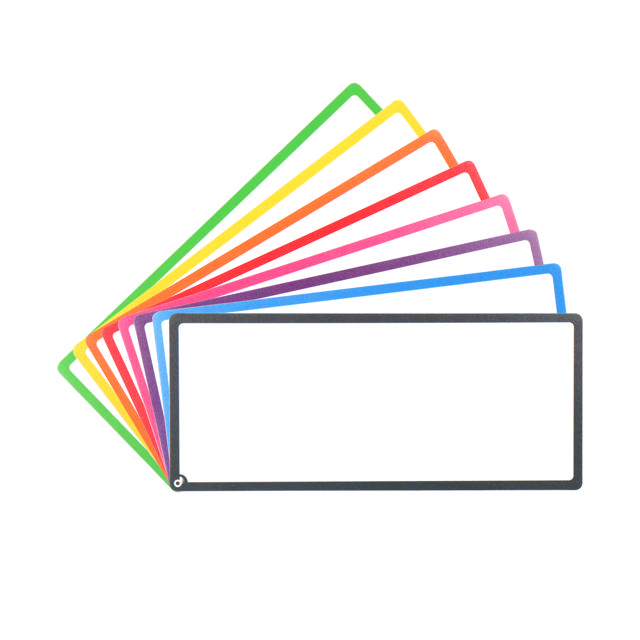 Magnetische Titelkarten, leer, 175 x 75 mm