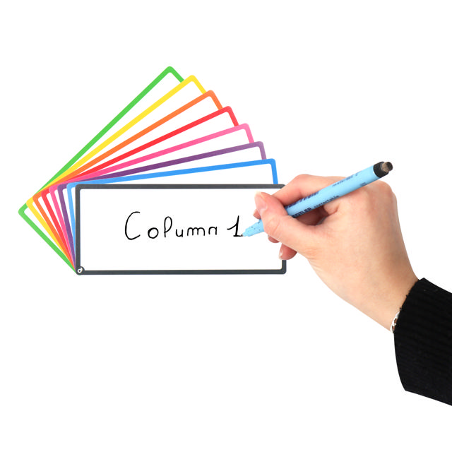 Magnetische Titelkarten, leer, 175 x 75 mm