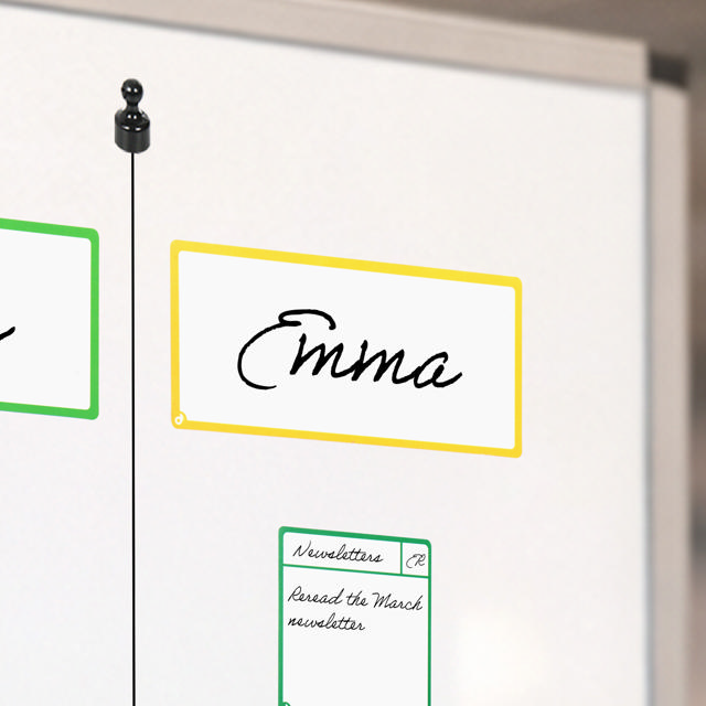 Magnetische Titelkarten, leer, 175 x 75 mm