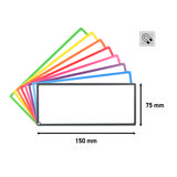 Magnetische Titelkarten, leer, 175 x 75 mm