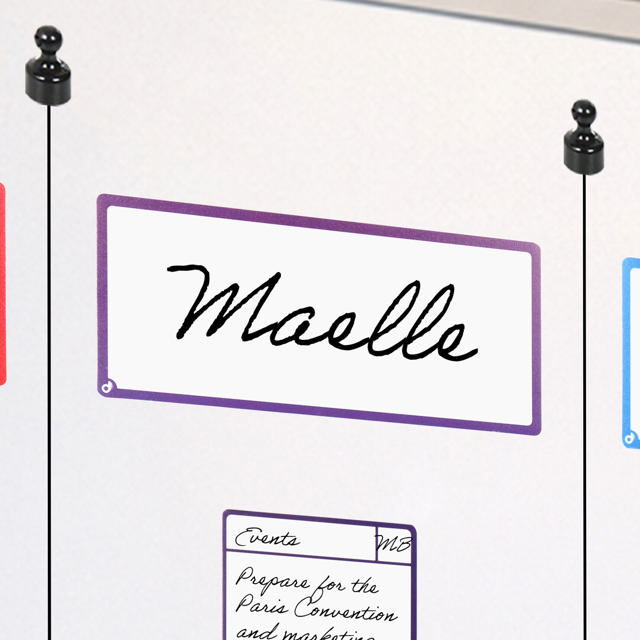 Magnetische Titelkarten, leer, 175 x 75 mm