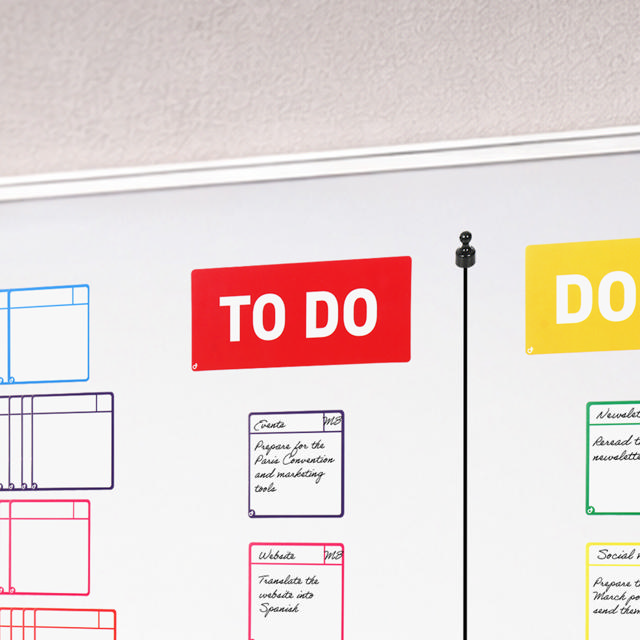 Magnetische Titelkarten, Kanban, 175 x 75 mm