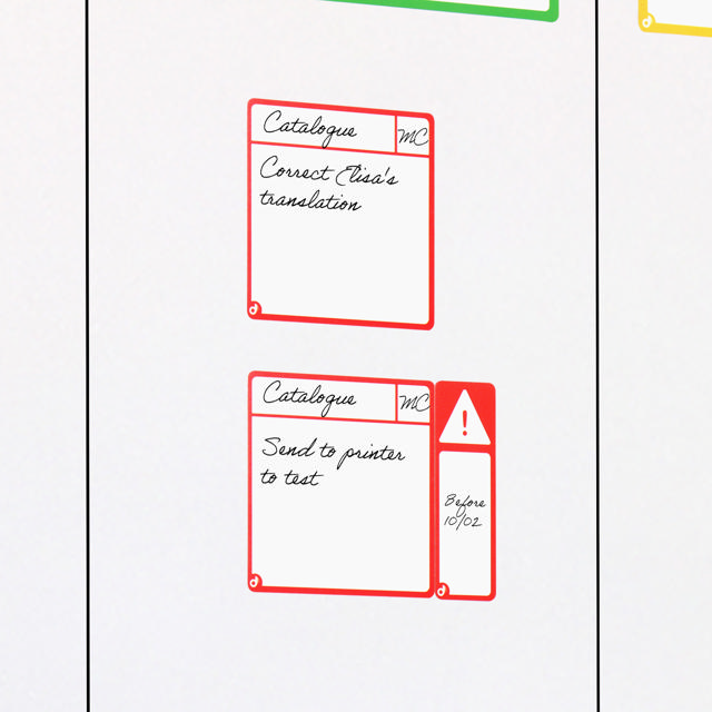 Magnetische Aufgabenkarten, S, 75 x 75 mm