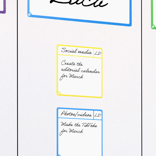 Magnetische Aufgabenkarten, S, 75 x 75 mm