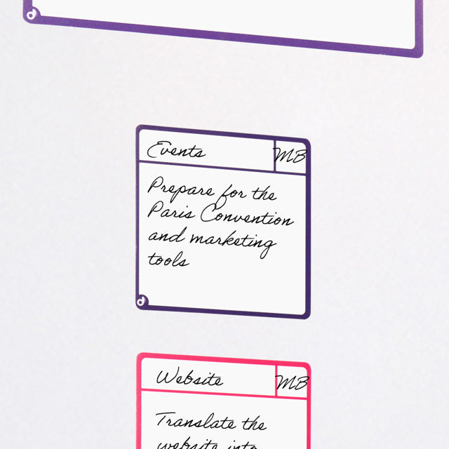 Magnetische Aufgabenkarten, S, 75 x 75 mm