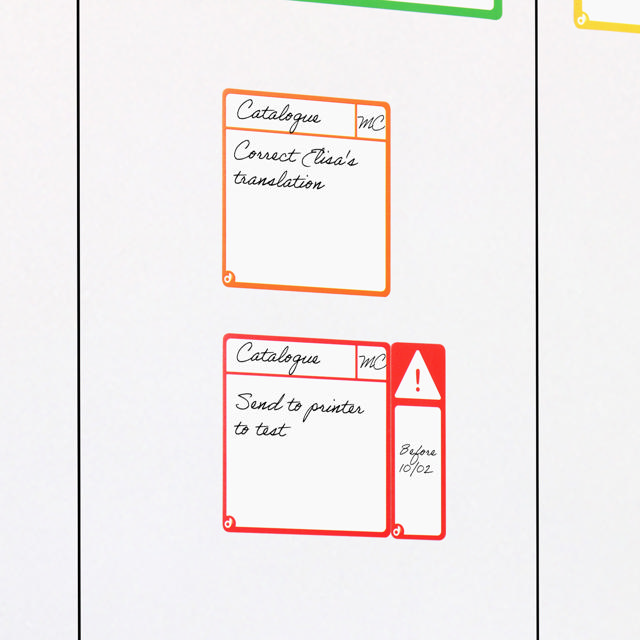 Magnetische Aufgabenkarten, S, 75 x 75 mm