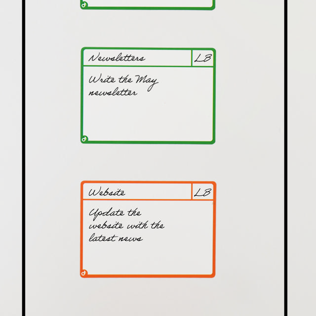 Magnetische Aufgabenkarten, M, 105 x 75 mm