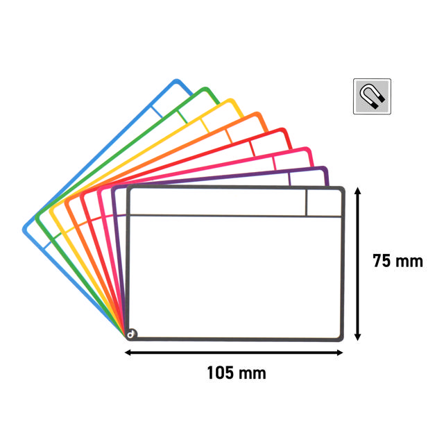 Magnetische Aufgabenkarten, M, 105 x 75 mm