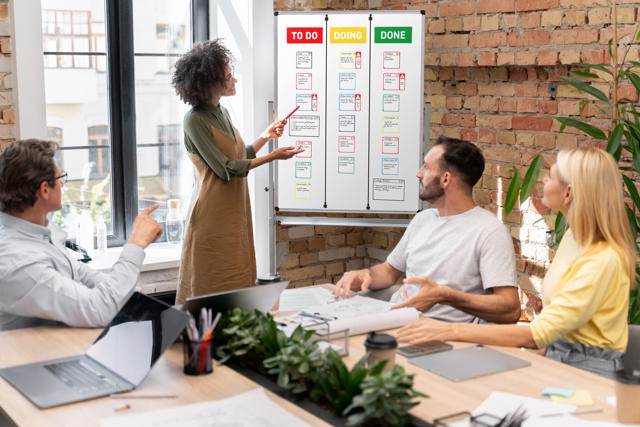 Magnetische Titelkarten, Kanban, 175 x 75 mm